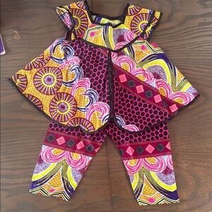 Handmade African Print Two-Piece Outfit